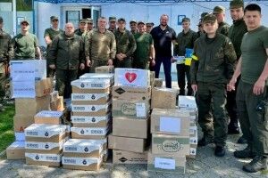 Міськрада передала 1,2 тонни гуманітарної допомоги волинським військовослужбовцям