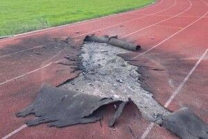 російські окупанти обстріляли стадіон «Динамо» у Харкові 