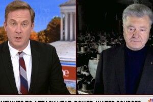 Порошенко на MSNBC: снарядами від Boeing ЗСУ ще краще нищитимуть російські склади і командні пункти