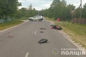 На Волині п'яний водій наїхав на велосипедиста: обох госпіталізували