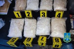 Вісім кілограмів психотропів: на Волині наркоділкам повідомили про підозру (Фото)