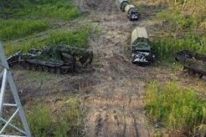 На Луганщині ЗСУ знищили понтони й техніку ворога, росіяни тікали вплав