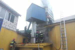 У Рівненському районі вогонь знищив 10 тонн соняшникового насіння
