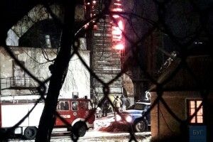У Володимир-Волинському районі в одному з селищ горів елеватор