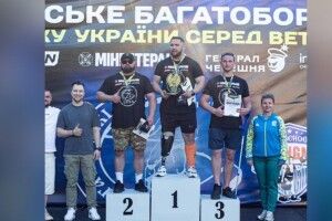 Ветеран з Волині став призером Кубка України з богатирських ігор