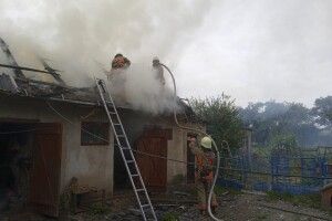 У селі на Волині надвечір наробив лиха вогонь (Фото)