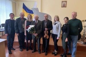 Митці Горохівщини привітали з ювілеєм ветерана музичної праці (Фото, відео)