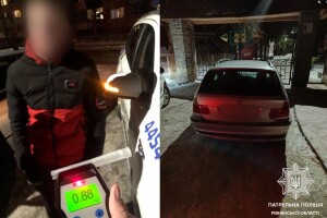 Нетверезим за кермо авто сів... 17-річний водій