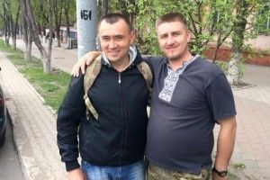 Капелан із Шацька побував у зоні АТО і зустрівся із земляком
