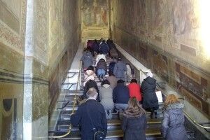 Сходи, якими Христос ішов на суд до Пилата, закрилися на реставрацію