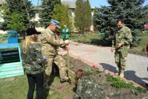  У Любешові ветерани війни на Сході України саджали дерева