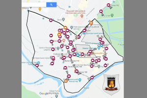 Де у Старому місті в Луцьку будуть камери (Схема)