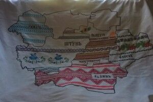 Вишивана карта Вишнівської громади майже готова