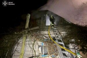 У пожежі на Волині згорів пенсіонер