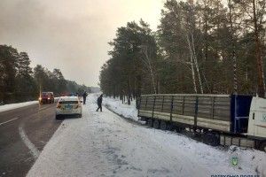 На Волині водій напідпитку скоїв ДТП на вантажному автомобілі 