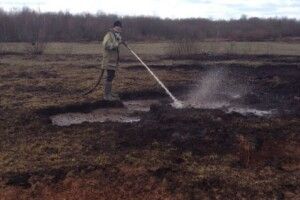 3 підрозділи місцевої пожежної охорони гасили пожежу на Любешівщині (Фото)