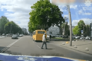 У Луцьку оштрафували легковажного пішохода (Відео)