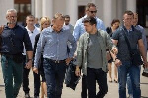 Дональд Туск і Володимир Зеленський відбули на Луганщину