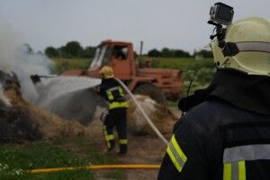 На Волині горіли квартира та сіно