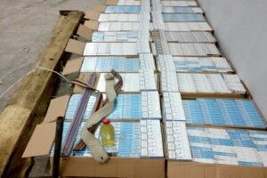 На українсько-польському кордоні затримано велику партію цигарок 