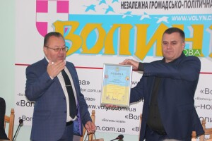 Газету «Волинь» привітала міська влада Луцька (Відео)