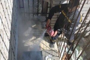 В Умані загорівся балкон, де хасиди влаштували барбекю