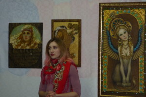 У Волинській науковій бібліотеці відкрилася виставка картин «З давнини»