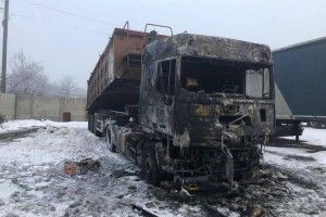 Під Луцьком спалили екскаватор та дві вантажівки голові ОТГ