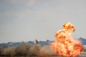 Українські партизани на окупованій території підірвали штаб російських окупантів