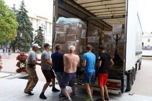 Луцький центральний пункт допомоги минулого тижня відправив на схід важливі вантажі 