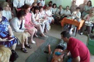 Луцькі педіатри удосконалювали навики проведення серцево-легеневої реанімації (Фото)