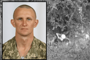 Рівнянин Юрій Журавель створив зворушливий малюнок на честь загиблого на Сході однофамільця