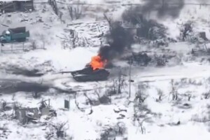 «Ворони» з Волині успішно знищили ворожий танк (Відео)