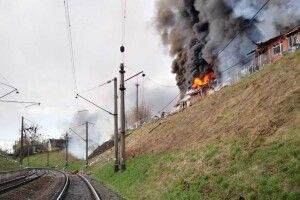 Ракети у Львові поцілили біля залізниці
