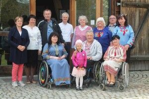 Горохівчанка Ольга Дубінська в Німеччині зустрілася зі своїми друзями, які підтримують Україну в боротьбі з росіянами