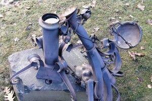 У Рівному невідомі знищили металеву скульптуру (Фото)