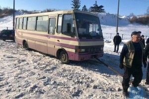 На Волині застряг рейсовий автобус з пасажирами