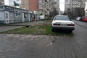 В Луцьку влаштували облаву на автонечем, які паркують свої автівки просто на газонах (Фото)