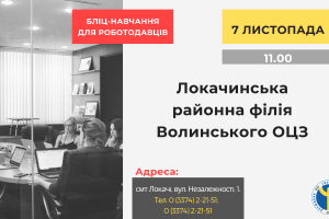 У Локачах вчитимуть роботодавців