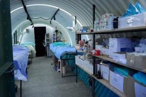 Поблизу лінії фронту запрацював перший підземний шпиталь для бійців