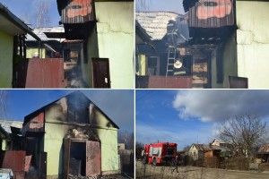 На Рівненщині через пожежу в літній кухні ледь не згоріла хата