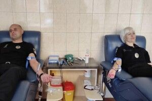 На Волині правоохоронці здали кров для воїнів