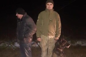 На Волині службовий собака прикордонників допоміг знайти заблукалого чоловіка