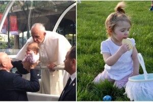 Вустами Папи дитину поцілував Бог…