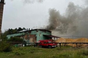 У Луцькому районі горів виробничий цех підприємства