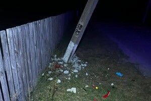 Врізався в електроопору: на Волині загинув 18-річний водій мотоцикла