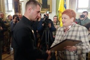 Волинські добровольці отримали нагороди від місцевої влади (Фото)