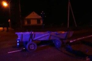 На Волині автомобіль влетів в гужову підводу 