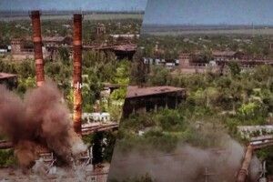 У Маріуполі російські загарбники підірвали котельню (Відео)