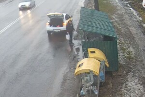 Працівника Луцької автошколи оштрафували за підкинуте сміття (Відео)